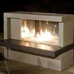 Manhattan Fireplace, American Fyre Designs Fireplaces, Custom Outdoor Kitchens