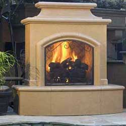 Mariposa Fireplace, American Fyre Designs Fireplaces, Custom Outdoor Kitchens