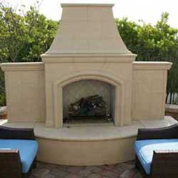 Grand Phoenix Fireplace, American Fyre Designs Fireplaces, Custom Outdoor Kitchens