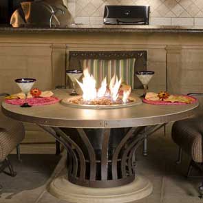 Fiesta Firetable, American Fyre Designs Fire Table, Custom Outdoor Kitchens