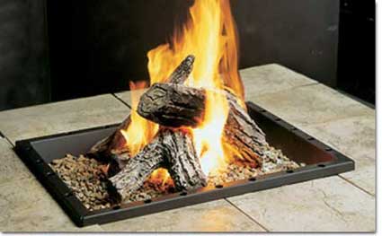 Kingsman Fire Pits, Rectangular Gas Fire Pit