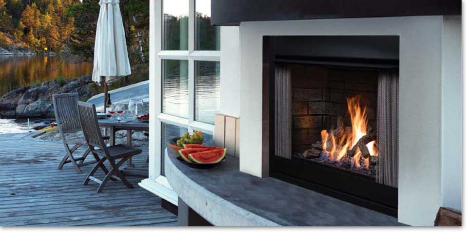 Kingsman Fireplace - OPF42 Kingsman Fireplace, OPF42, Outdoor Fireplace